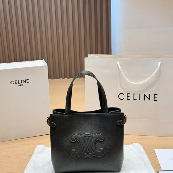 Celine Triomphe Noir Sac cabas