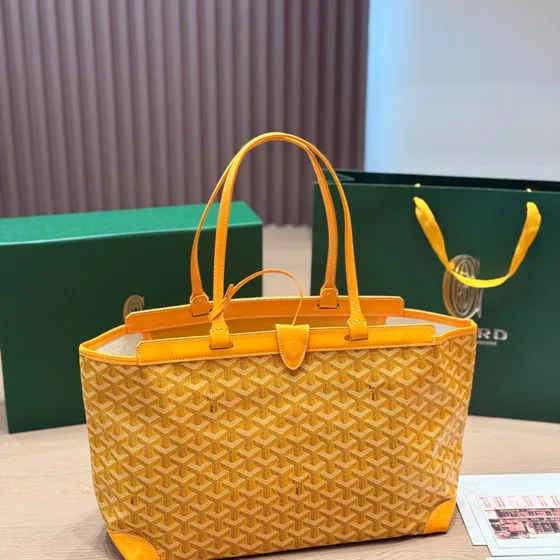 Goyard Bellechasse Kuning Tote Bag