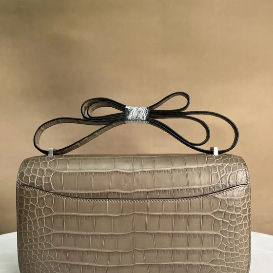 Hermes Constance Taupe Crossbody