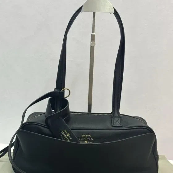 Balenciaga Carrie Bowling Bag Black Shoulder Bag