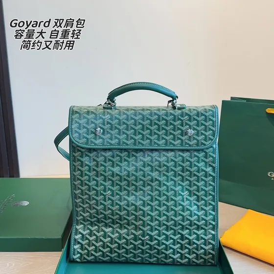 Goyard Saint Léger Ryggsäck Marinblå Blå Ryggsäck
