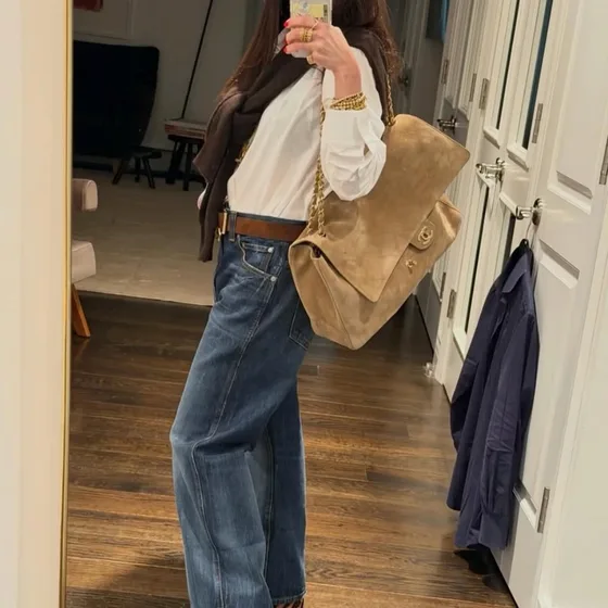 Chanel Classic Flap Beige Flap Bag