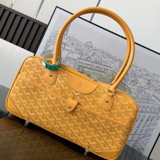 Goyard Saint Martin Yellow Top Handle