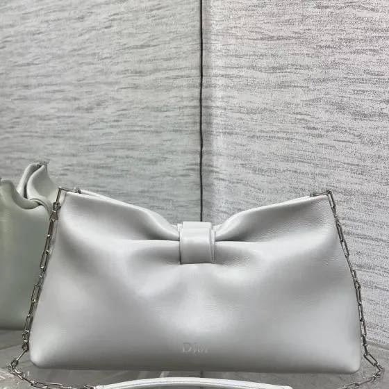 Dior Saddle Soft Bag Blanc Pochette