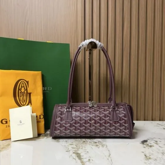 Goyard Saint Martin Bag Burgundy Shoulder Bag