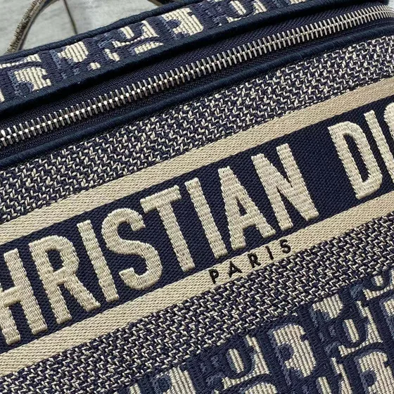 Dior Diortravel Vanity Case Bleu marine Bleu Anse supérieure