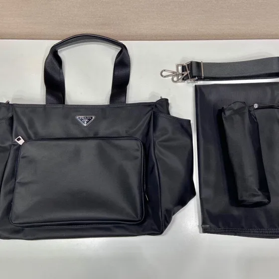 Prada Re-Nylon Shoppertasche Schwarz Shoppertasche