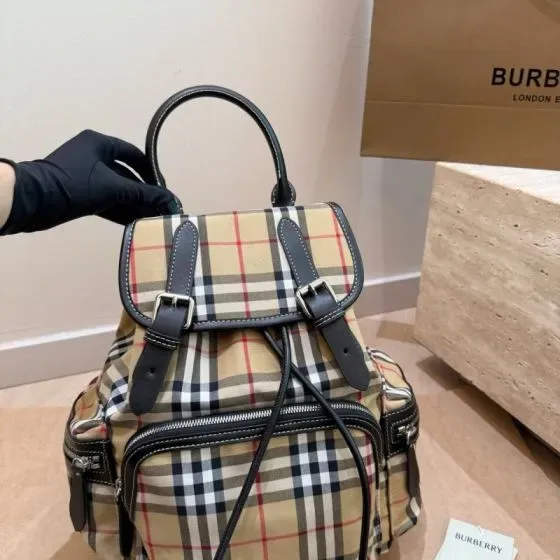 Burberry Vintage Check Backpack Archive Beige Backpack