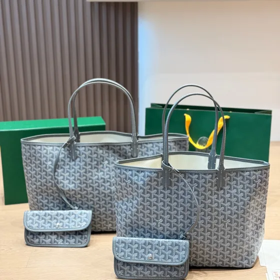Goyard Saint Louis Зелёный Сумка-шоппер
