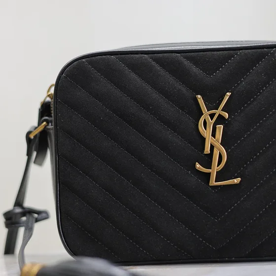 YSL Lou Camera Bag Negro Crossbody
