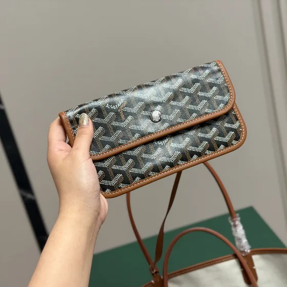 Goyard Saint Louis Noir/Marron Sac cabas