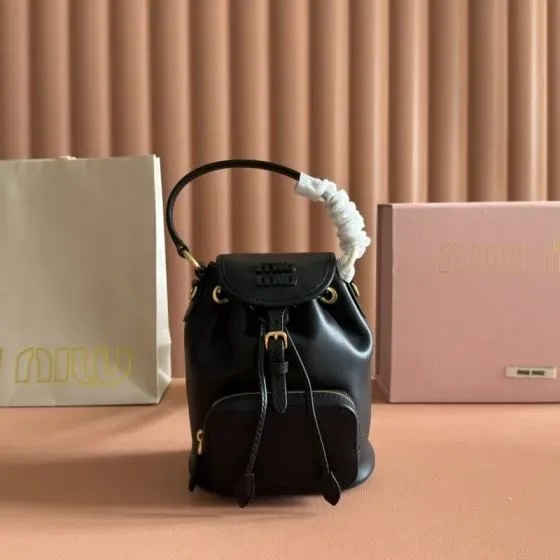 Miu Miu Bucket Bag Black Crossbody