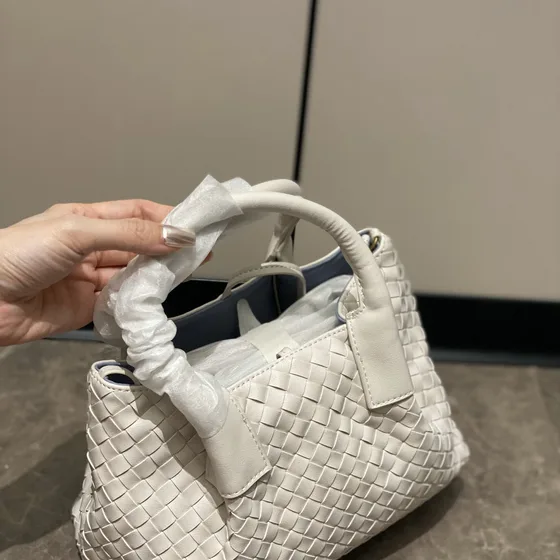 Bottega Veneta Mini Cabat White Top Handle