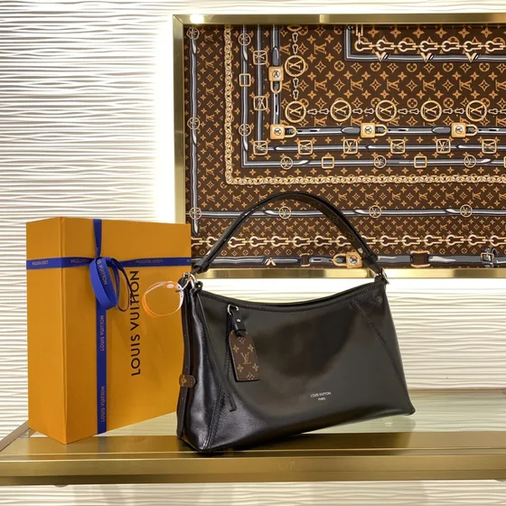 Louis Vuitton Carryall Vibe Zwart Hobo
