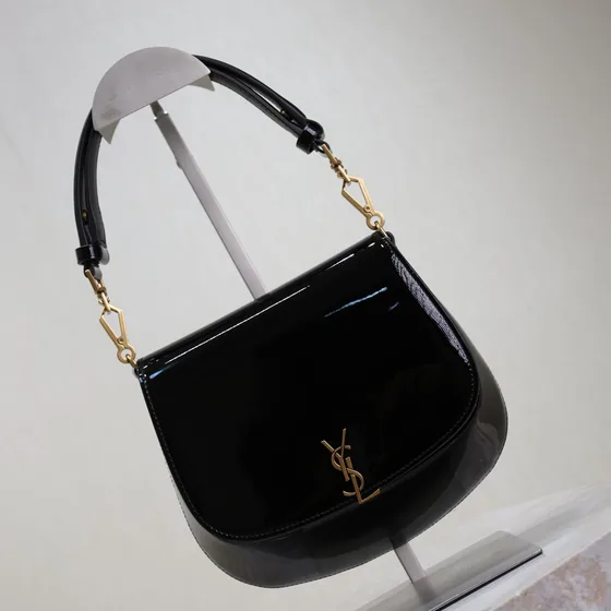YSL Voltaire Mini Top Handle Bag Black Top Handle