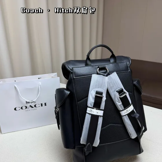 Coach Hitch Backpack Black Backpack