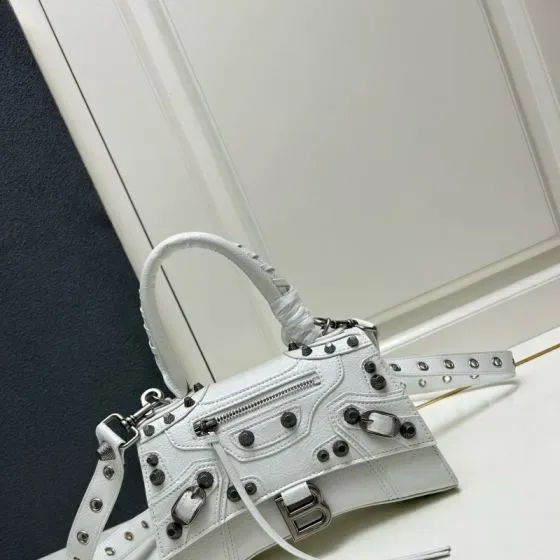 Balenciaga Neo Cagole City Bag White Top Handle