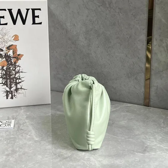 Loewe Flamenco Purse Mini Light Grønn Crossbody