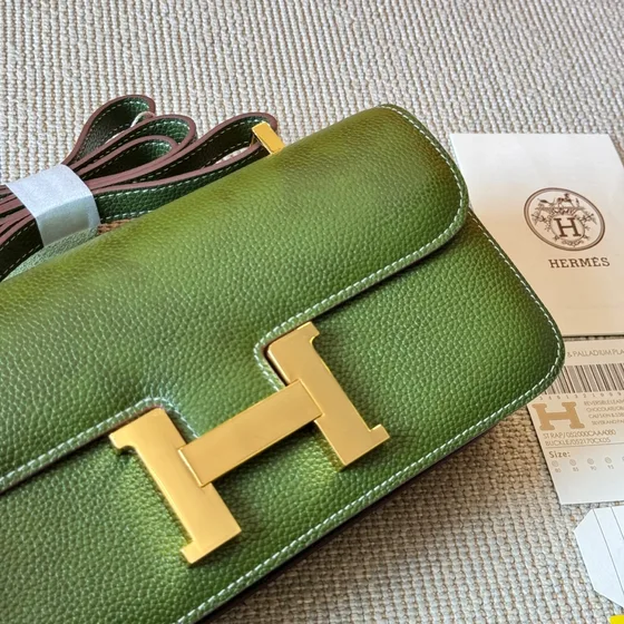 Hermes Constance Olive Yeşil Crossbody