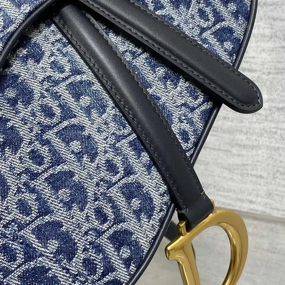 Dior Saddle Bag Bleu Sac épaule