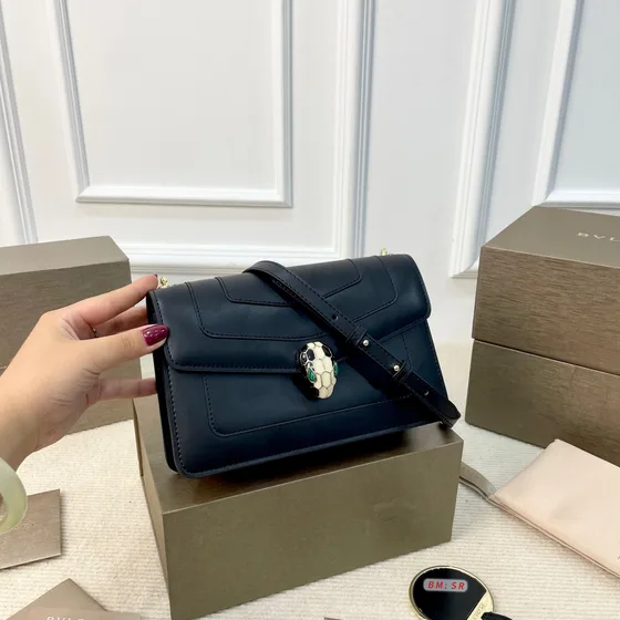 Bvlgari Serpenti Forever Black Crossbody