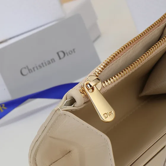 Dior Dior Jolie Mini Wallet Beige Wallet