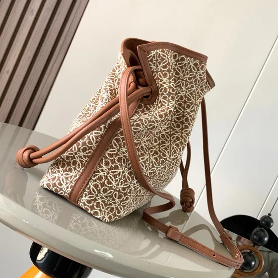 Loewe Flamenco Clutch Brown Clutch
