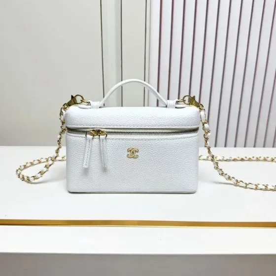 Chanel Vanity Case White Vanity