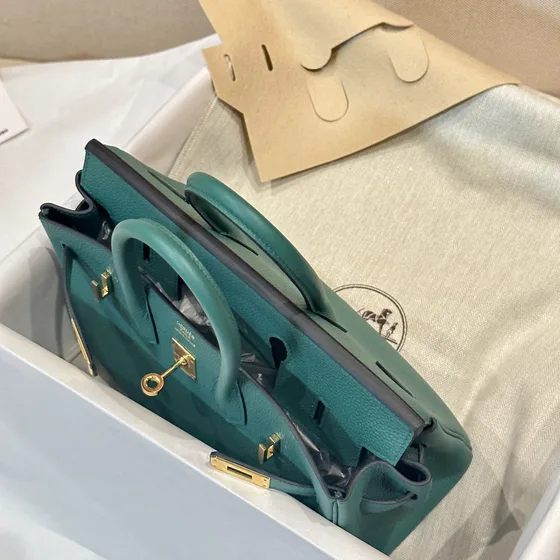 Hermes Birkin Green Top Handle