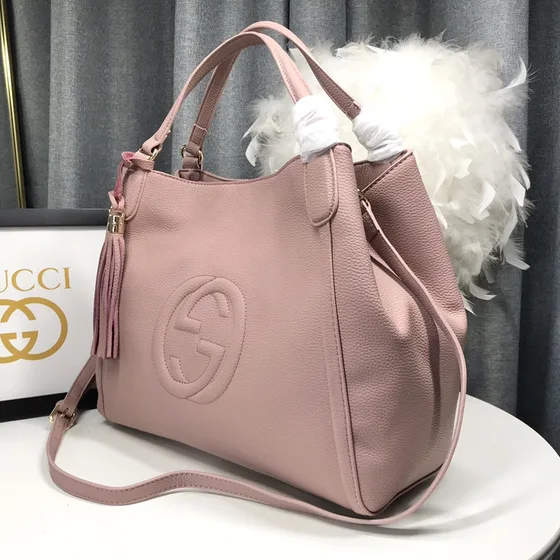 Gucci Soho Manico Bag Rosa 35x29x16cm Manico