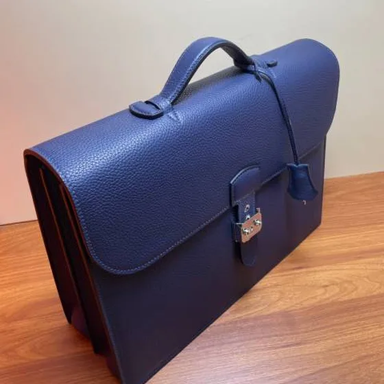 Hermes Mallette Bleu 39cm business