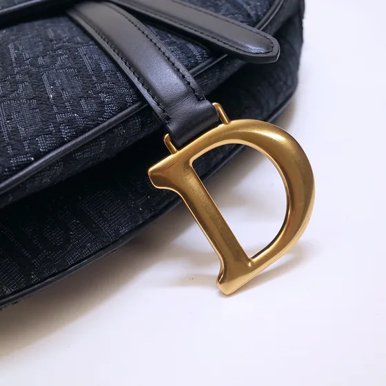 Dior Saddle Bag Zwart Schoudertas