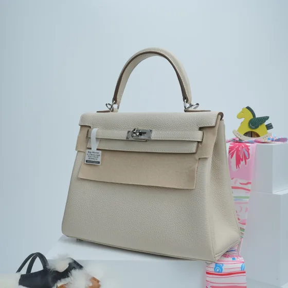 Hermes Kelly Craie Alça superior