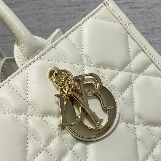 Dior Dior Book Tote White Top Handle