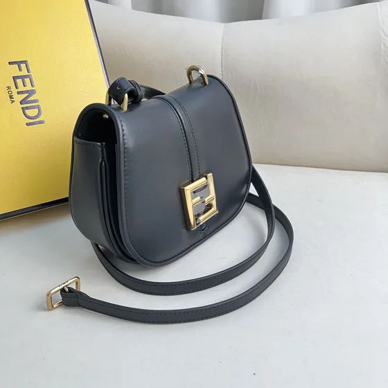 Fendi C Mon Mini Shoulder Bag Dark Blue Shoulder Bag
