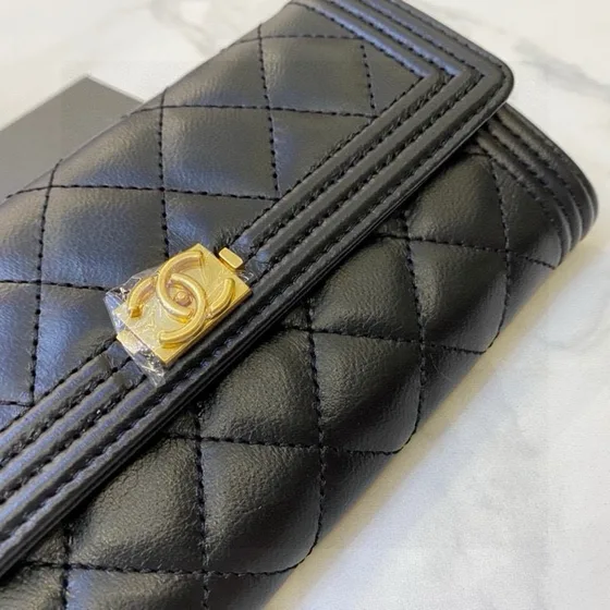 Chanel Boy Black Clutch