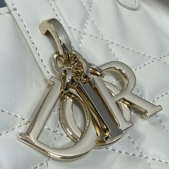 Dior Dior Toujours Vertical Nano Tote Blanc Anse supérieure