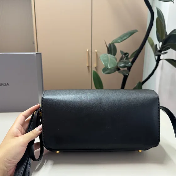 Balenciaga Tool 2.0 Small Flaptasketur Sort Crossbody