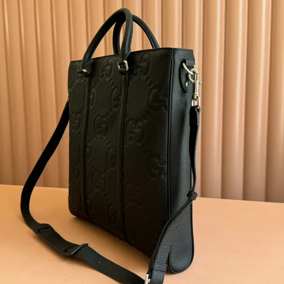 Gucci Jumbo Gg Medium Tote Bag أسود Tote Bag