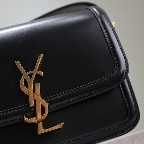 YSL Solferino Small Satchel Hitam Crossbody
