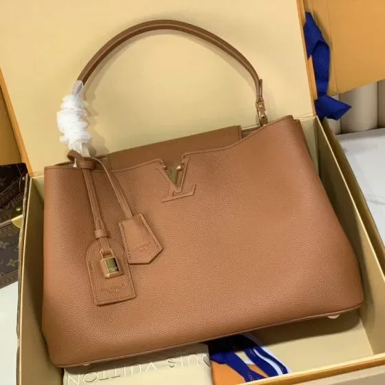 Louis Vuitton Capucines Brown Top Handle