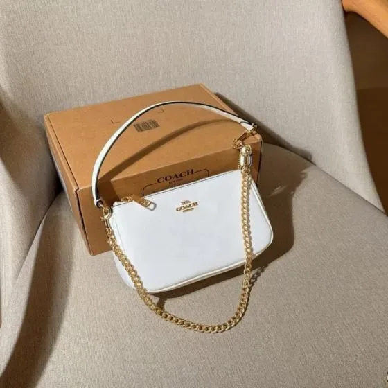 Coach Nolita 19 White Shoulder Bag