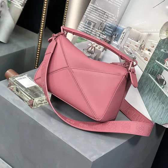 Loewe Puzzle Bag Pembe Üst sap