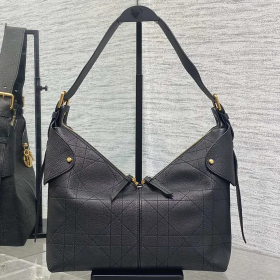 Dior Diorstar Hobo Bag With Strap Noir Hobo