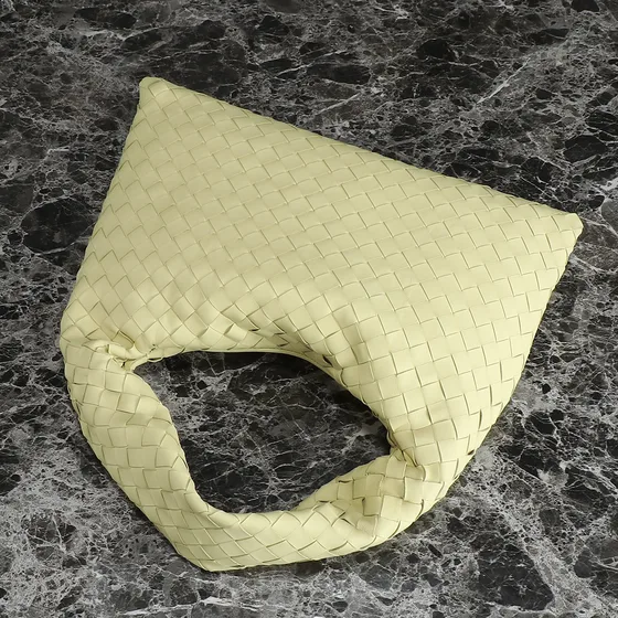 Bottega Veneta Small Hop Hobo Pale Yellow Hobo
