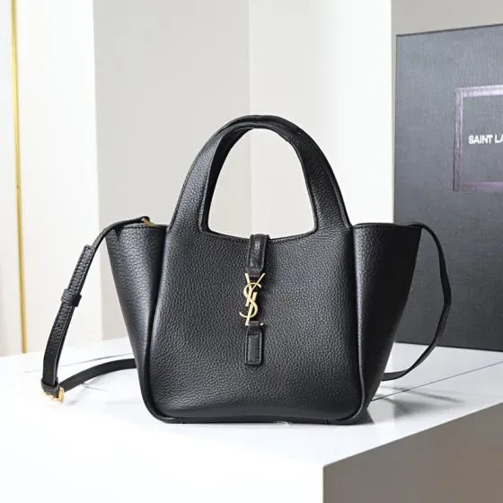 YSL Cabas Mini Black Tote Bag