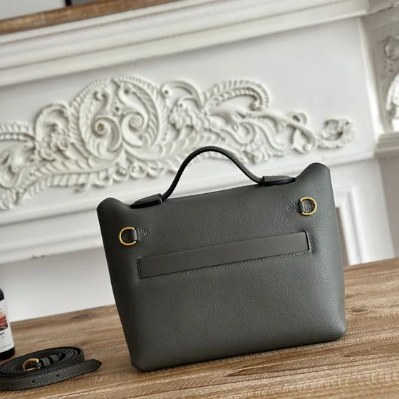 Hermes 24 24 Bag Gray Top Handle