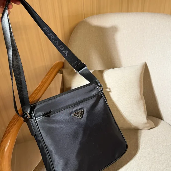 Prada Re-Nylon Shoulder Bag Black Crossbody