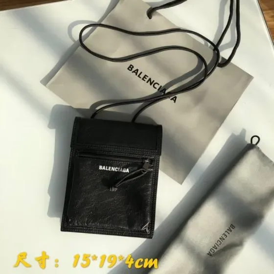 Balenciaga Explorer Pouch On Strap Black 15 19 4cm Crossbody