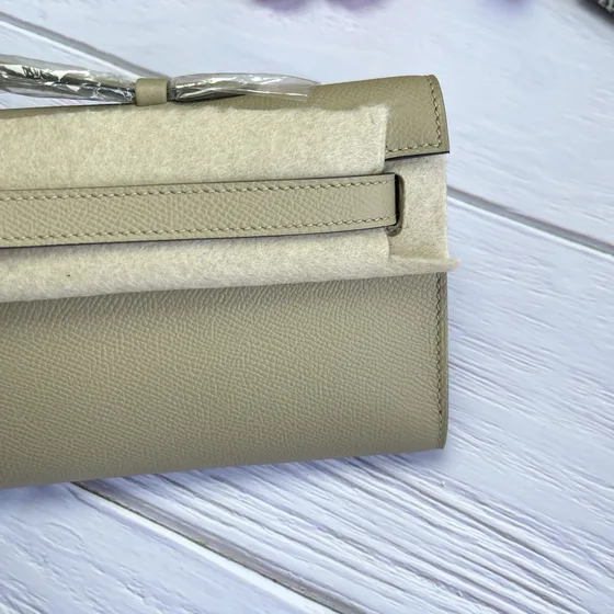 Hermes Kelly Cut Бежевый Клатч